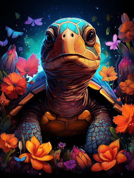 A Tiny Delightful Turtle Wear - Cute & Kawaii Screen Print T-Shirt & Hoodie