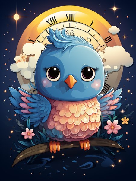 An Adorable Little Alarm Cloc - Cute & Kawaii Screen Print T-Shirt & Hoodie