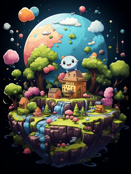 An Adorable Miniature Globe W - Cute & Kawaii Screen Print T-Shirt & Hoodie