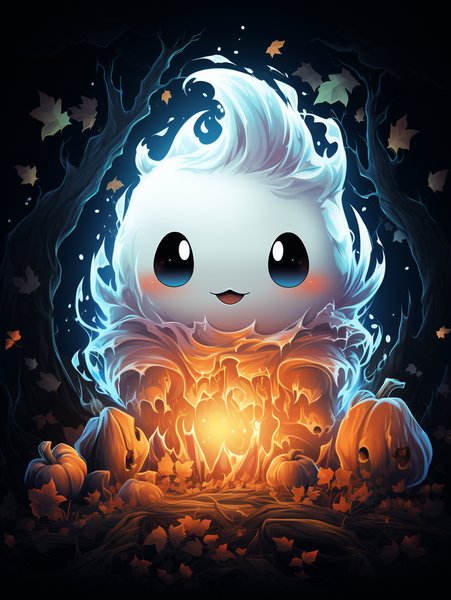 Halloween Trick Or Treat Tiny - Cute & Kawaii Screen Print T-Shirt & Hoodie
