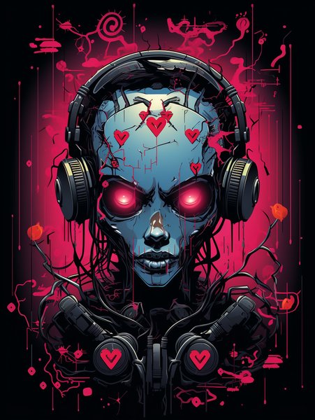 Robots Need Love Too Cute Cy - Cute & Kawaii Screen Print T-Shirt & Hoodie