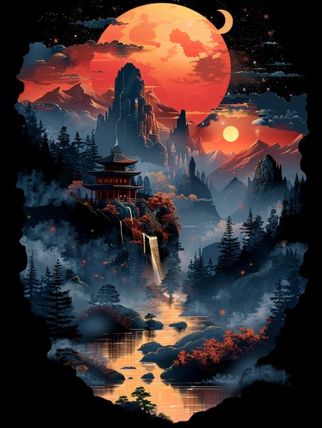 Fantasy & Mythical #612 - Fantasy & Mythical Screen Print T-Shirt & Hoodie