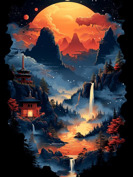 Fantasy & Mythical #613 - Fantasy & Mythical Screen Print T-Shirt & Hoodie