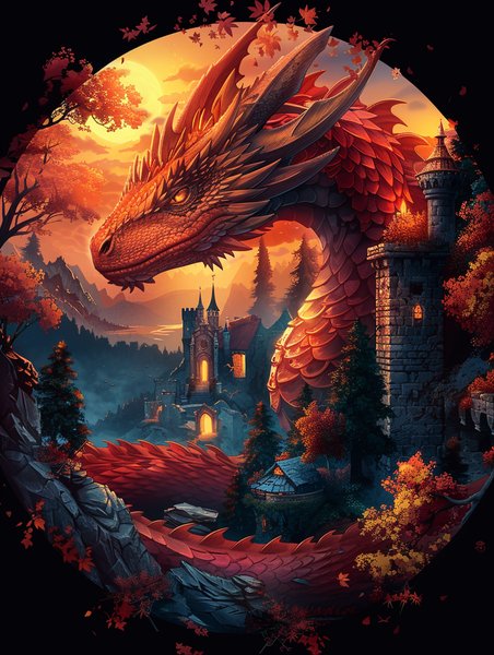 Fantasy & Mythical #765 - Fantasy & Mythical Screen Print T-Shirt & Hoodie