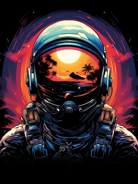 Neon City Lights Reflected In - Futuristic & Cyberpunk Screen Print T-Shirt & Hoodie