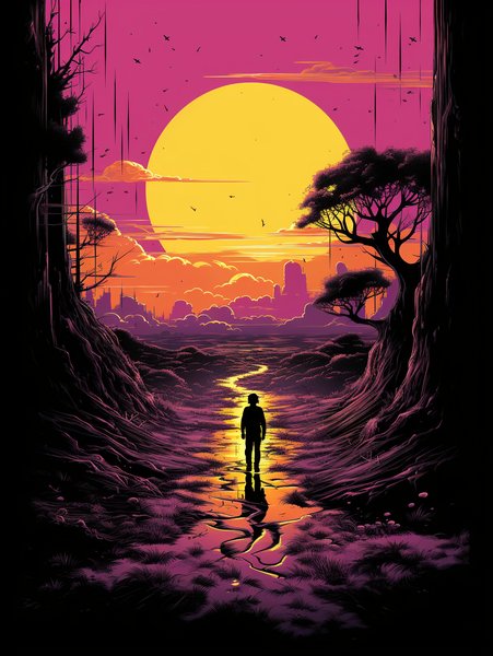 The Cartoonish Cartoon Illust - Futuristic & Cyberpunk Screen Print T-Shirt & Hoodie