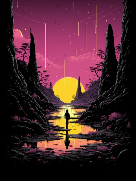 The Cartoonish Cartoon Illust - Futuristic & Cyberpunk Screen Print T-Shirt & Hoodie