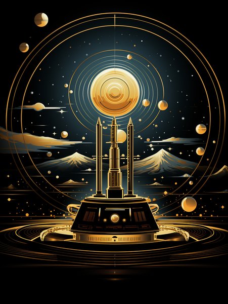 A Classic Atomic Age - Futuristic & Cyberpunk Screen Print T-Shirt & Hoodie