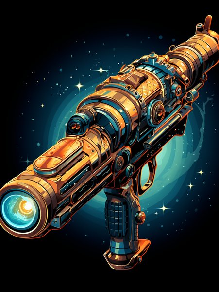 A Classic Ray Gun Its - Futuristic & Cyberpunk Screen Print T-Shirt & Hoodie