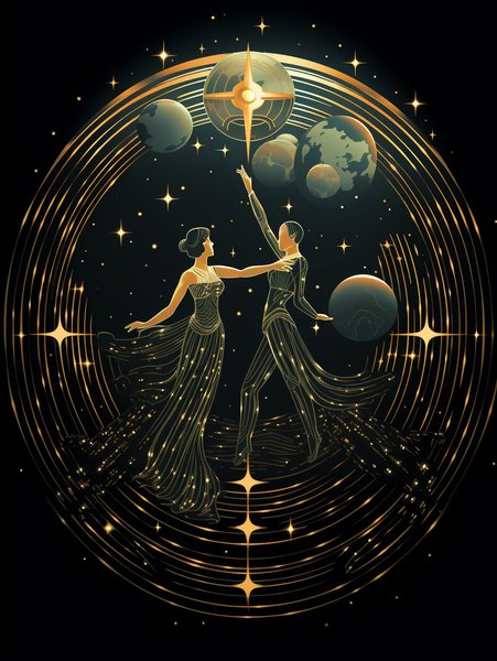 A Flapper And A Space - Futuristic & Cyberpunk Screen Print T-Shirt & Hoodie