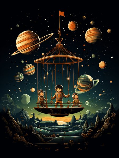 A Group Of Children R - Futuristic & Cyberpunk Screen Print T-Shirt & Hoodie