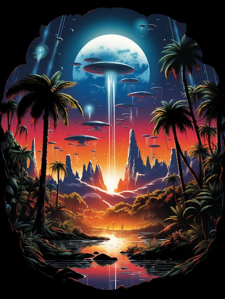 1960s Retro Futuristic Sci Fi - Futuristic & Cyberpunk Screen Print T-Shirt & Hoodie