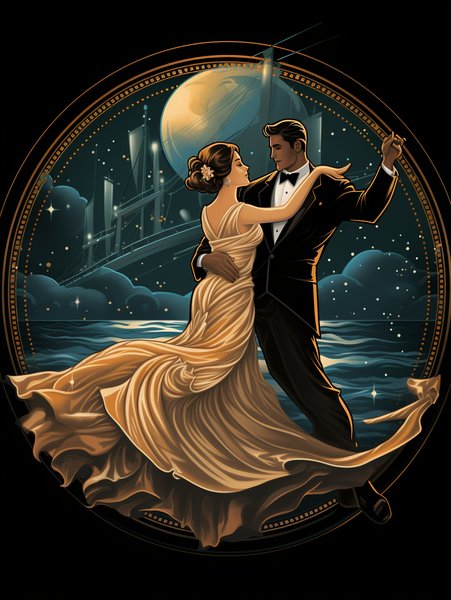 A Swing Dance Party O - Futuristic & Cyberpunk Screen Print T-Shirt & Hoodie