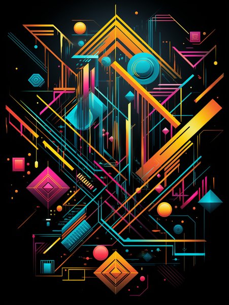 A Vibrant Neon Inspi - Futuristic & Cyberpunk Screen Print T-Shirt & Hoodie