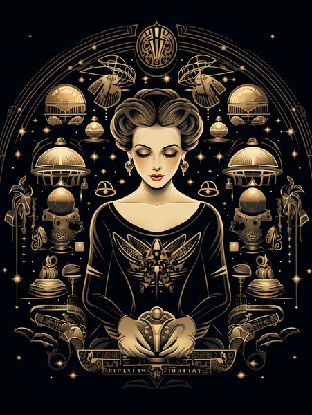 A Woman In A Vintage - Futuristic & Cyberpunk Screen Print T-Shirt & Hoodie