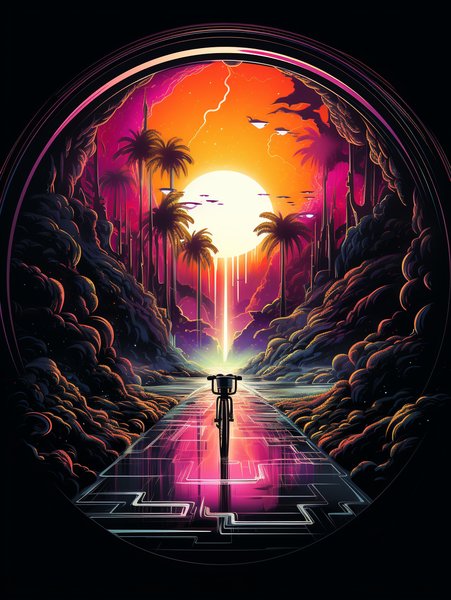 A Retrofuturistic Bic - Futuristic & Cyberpunk Screen Print T-Shirt & Hoodie