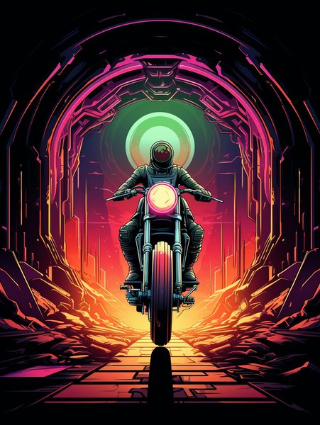 A Retrofuturistic Bic - Futuristic & Cyberpunk Screen Print T-Shirt & Hoodie