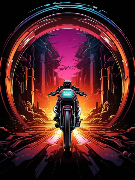 A Retrofuturistic Bic - Futuristic & Cyberpunk Screen Print T-Shirt & Hoodie