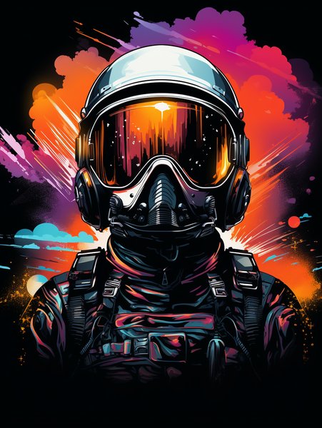 Neon City Lights Reflected In - Futuristic & Cyberpunk Screen Print T-Shirt & Hoodie