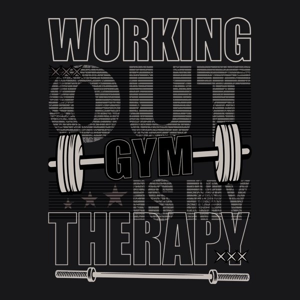 Gym Motivation Power #110 - Gym & Fitness Screen Print T-Shirt & Hoodie