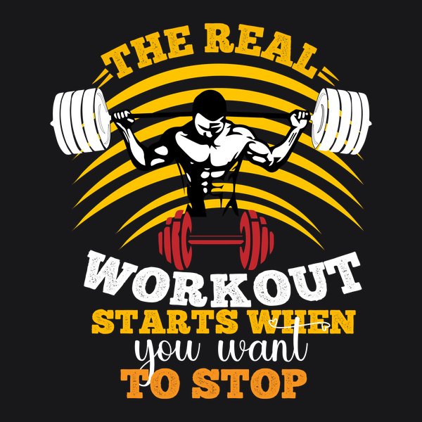 Gym Motivation Power #128 - Gym & Fitness Screen Print T-Shirt & Hoodie