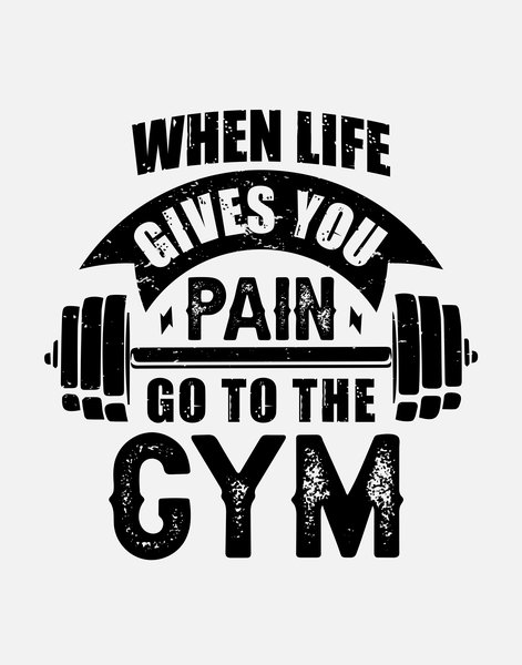 Gym Motivation Power #16 - Gym & Fitness Screen Print T-Shirt & Hoodie