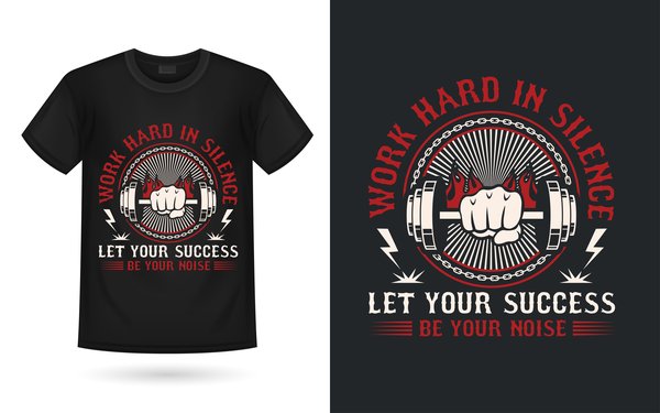 Gym Motivation Power #24 - Gym & Fitness Screen Print T-Shirt & Hoodie