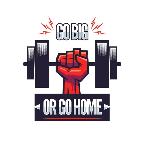 Gym Motivation Power #25 - Gym & Fitness Screen Print T-Shirt & Hoodie