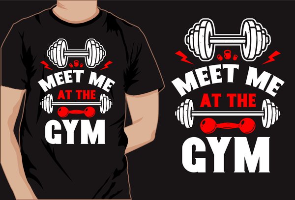 Gym Motivation Power #26 - Gym & Fitness Screen Print T-Shirt & Hoodie