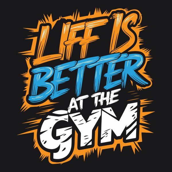 Gym Motivation Power #39 - Gym & Fitness Screen Print T-Shirt & Hoodie