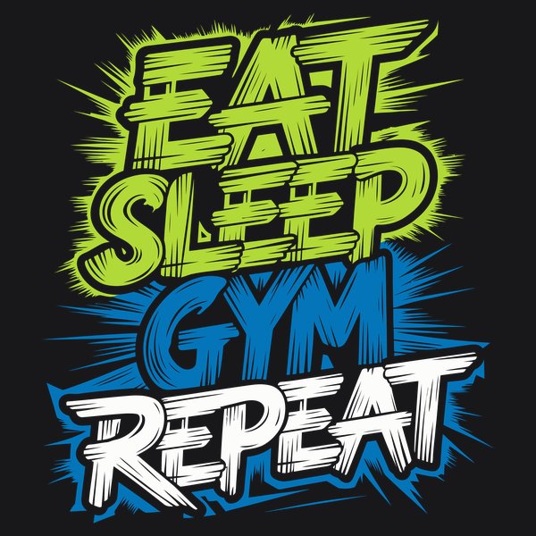 Gym Motivation Power #45 - Gym & Fitness Screen Print T-Shirt & Hoodie