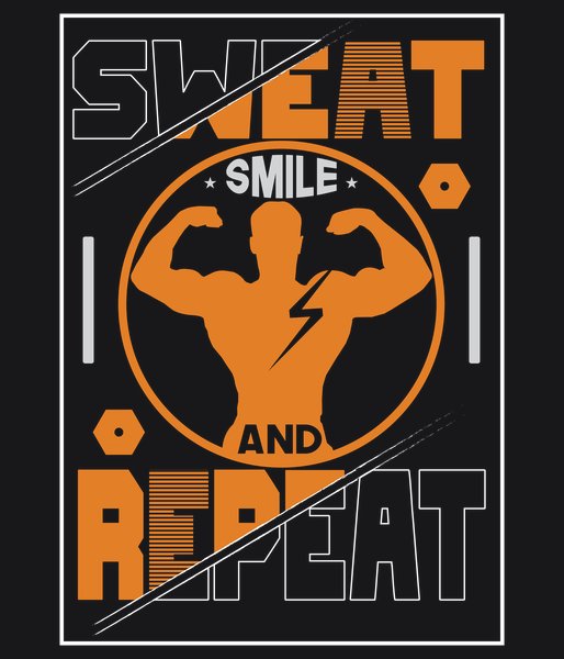 Gym Motivation Power #52 - Gym & Fitness Screen Print T-Shirt & Hoodie