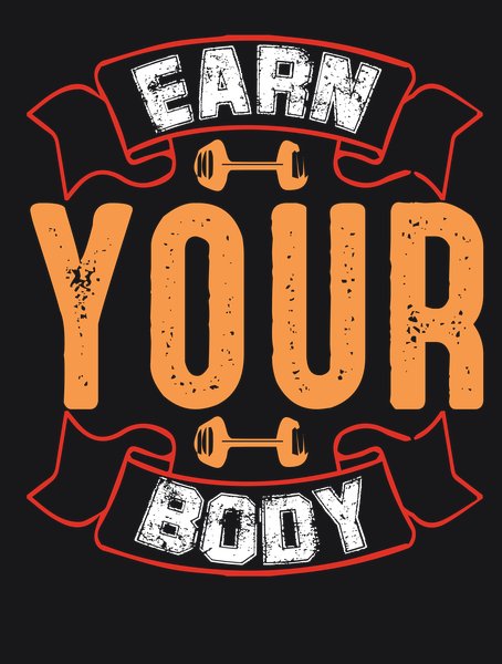 Gym Motivation Power #54 - Gym & Fitness Screen Print T-Shirt & Hoodie