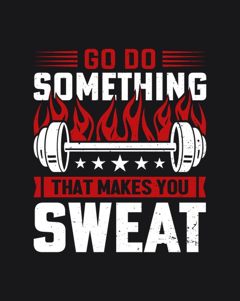 Gym Motivation Power #58 - Gym & Fitness Screen Print T-Shirt & Hoodie