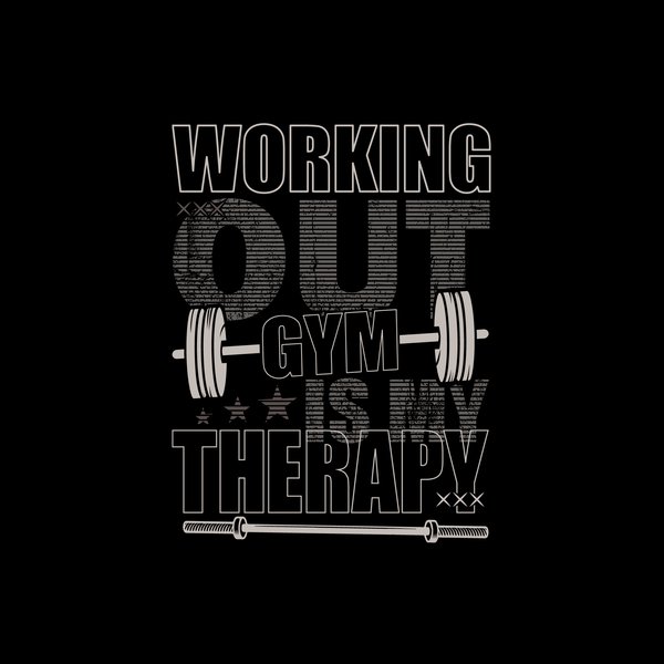 Gym Motivation Power #6 - Gym & Fitness Screen Print T-Shirt & Hoodie
