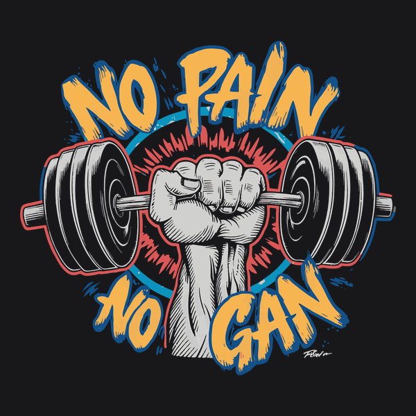 Gym Motivation Power #66 - Gym & Fitness Screen Print T-Shirt & Hoodie