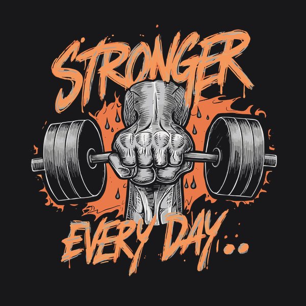 Gym Motivation Power #70 - Gym & Fitness Screen Print T-Shirt & Hoodie