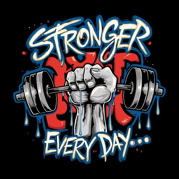 Gym Motivation Power #73 - Gym & Fitness Screen Print T-Shirt & Hoodie