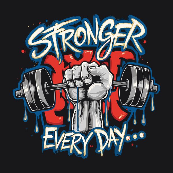 Gym Motivation Power #74 - Gym & Fitness Screen Print T-Shirt & Hoodie