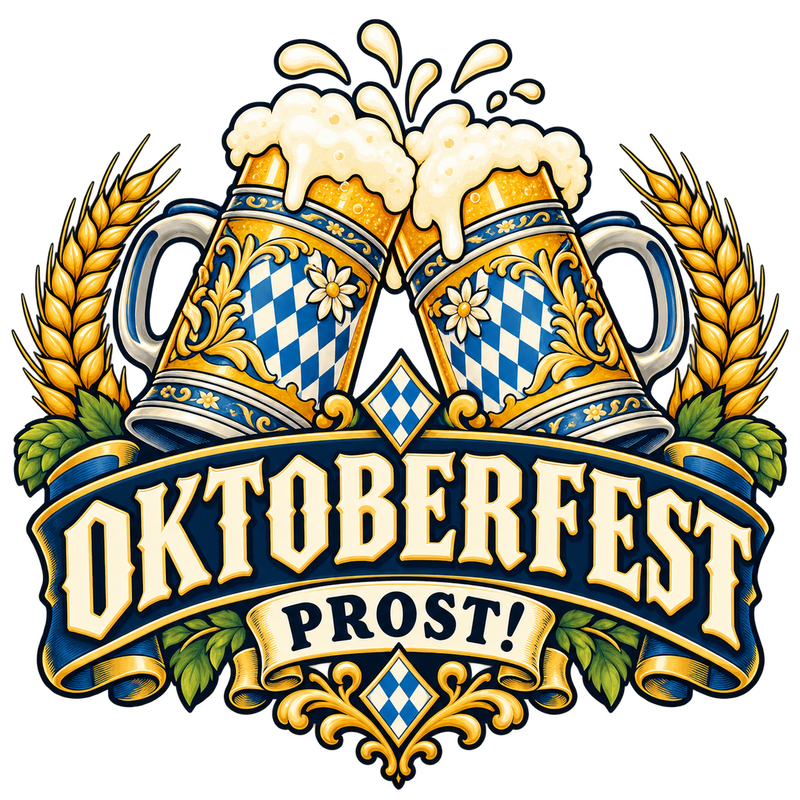 Prost! Oktoberfest - Events & Celebrations Screen Print T-Shirt & Hoodie