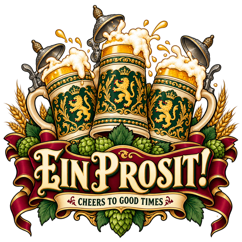 Ein Prosit der Gemütlichkeit - Events & Celebrations Screen Print T-Shirt & Hoodie