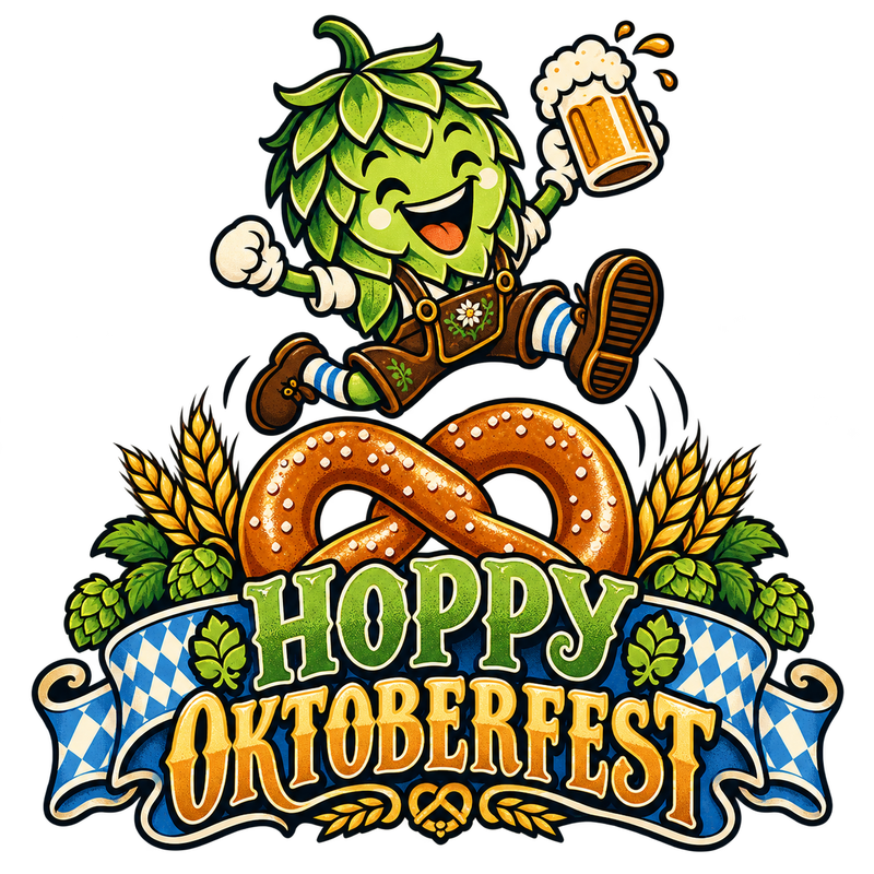 Hoppy Oktoberfest - Events & Celebrations Screen Print T-Shirt & Hoodie
