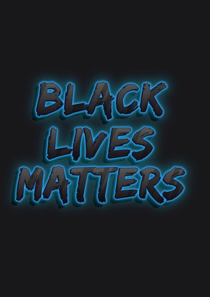 Black Lives Matter - Quotes & Phrases Screen Print T-Shirt & Hoodie