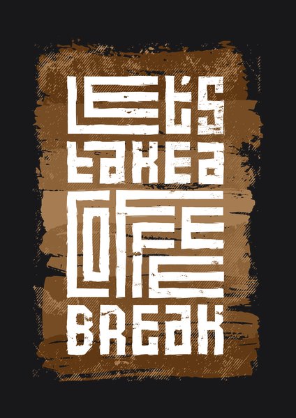 Let's Take A Break - Quotes & Phrases Screen Print T-Shirt & Hoodie