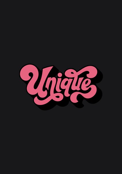 Unique - Quotes & Phrases Screen Print T-Shirt & Hoodie