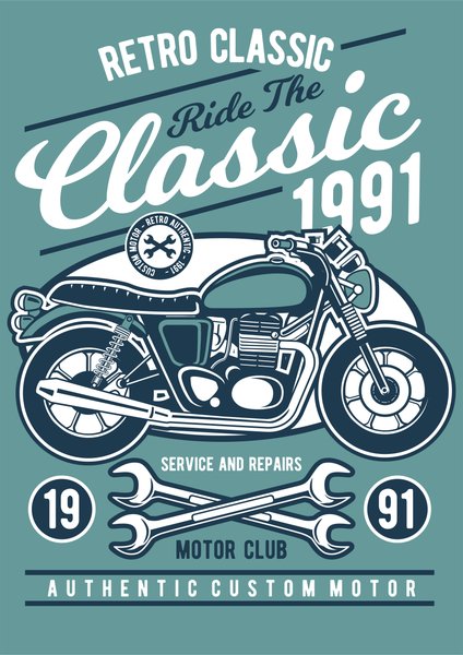 Vintage & Retro #22 - Vintage & Retro Screen Print T-Shirt & Hoodie