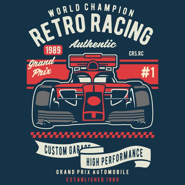 Vintage & Retro #28 - Vintage & Retro Screen Print T-Shirt & Hoodie