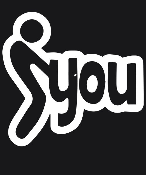 Fuck You Sarcastic Script - Sarcasm & Humor Screen Print T-Shirt & Hoodie