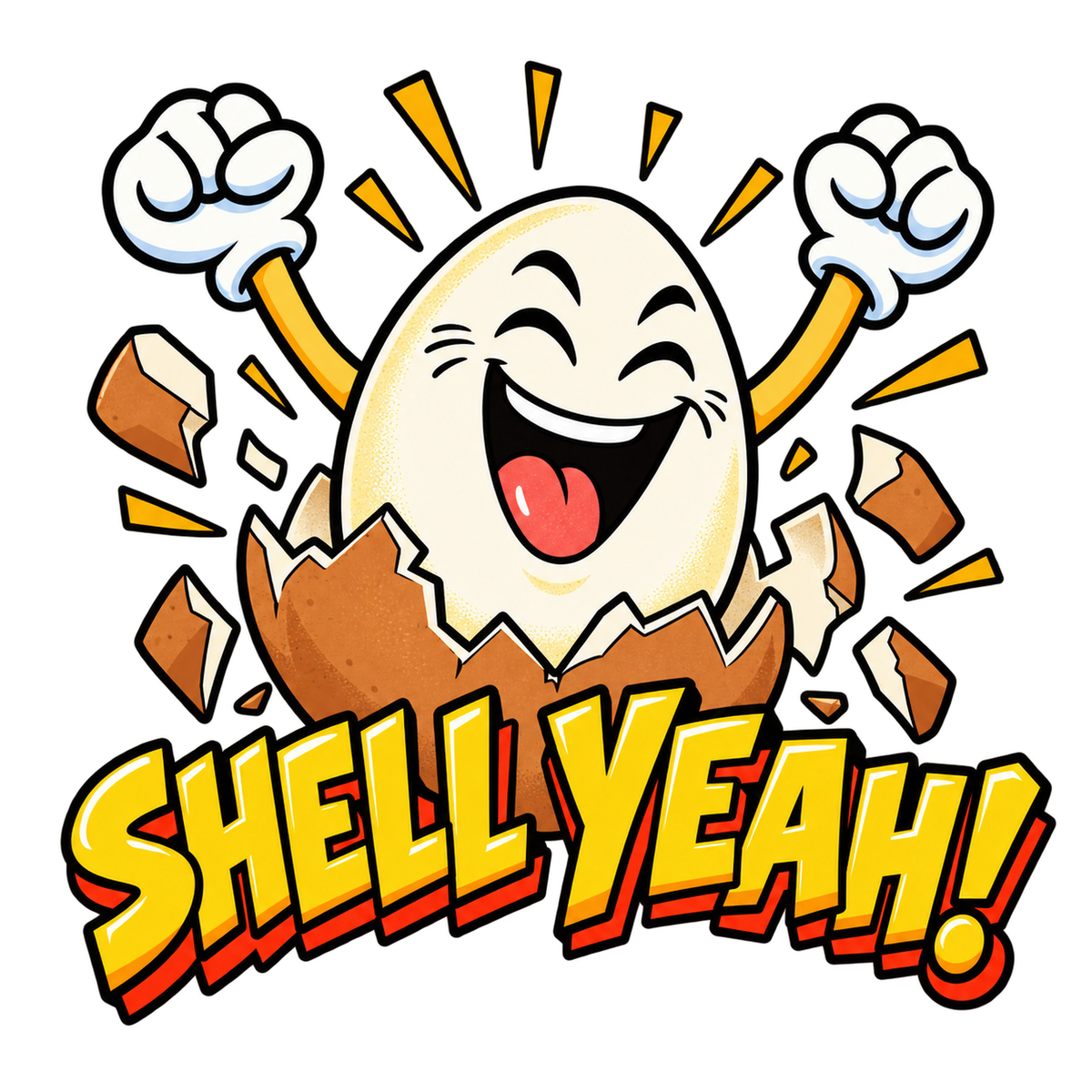 Shell Yeah - Egg Sarcasm Screen Print T-Shirt & Hoodie