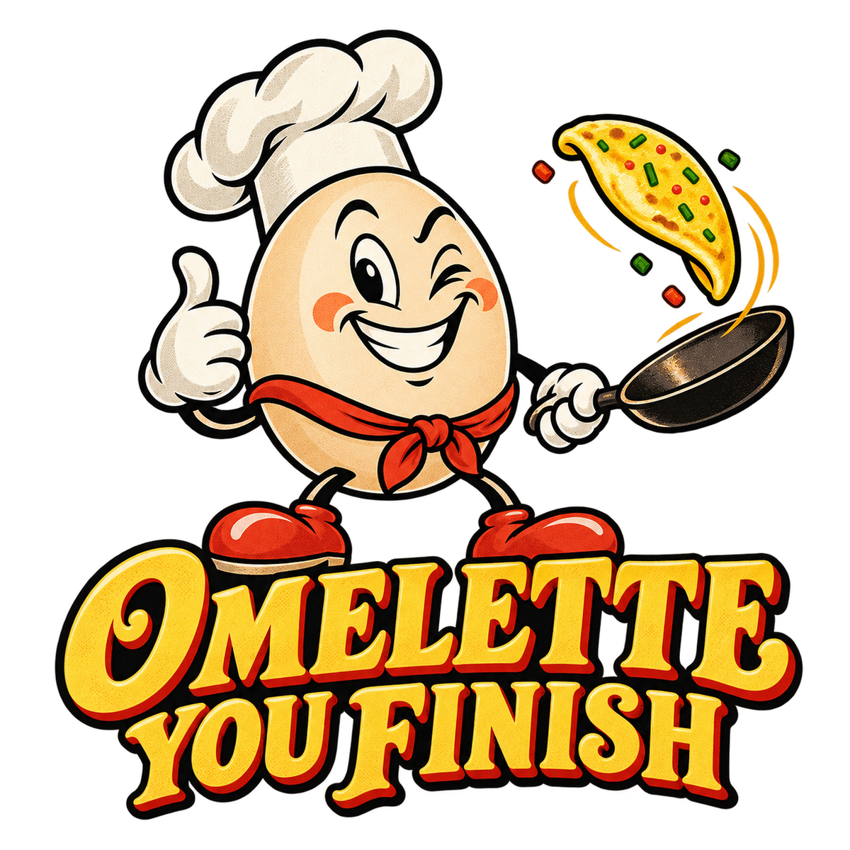 Omelette You Finish - Egg Sarcasm Screen Print T-Shirt & Hoodie
